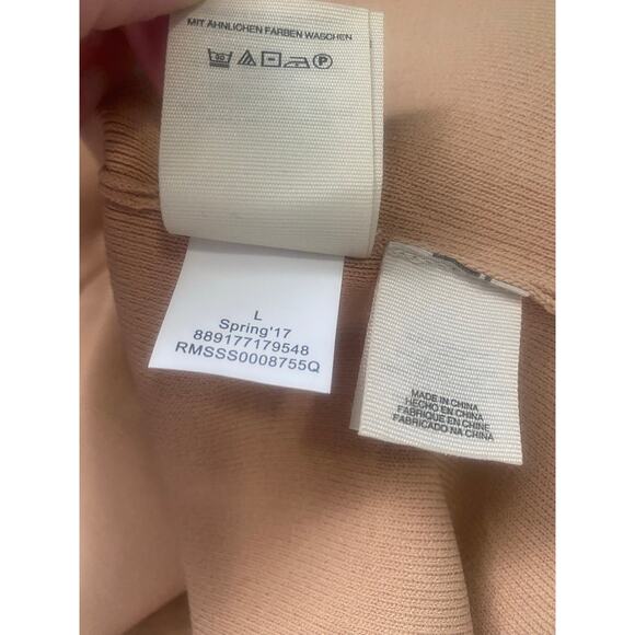 Rachel Rachel Roy Rose Taupe Sweater Pull On Pencil Scalloped Midi Skirt Large‎ - Picture 5 of 5